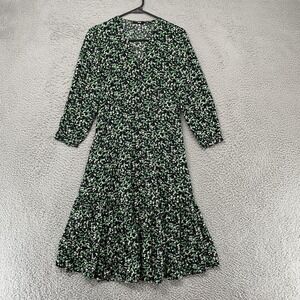 uniqlo printed flare dress Mocha Brown Lace Balloon Sleeve Long Dress – Vintage Fairytale Style Brown / M